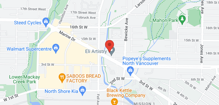 map of 209 733 W 14TH STREET